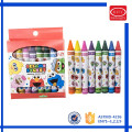 Chunk shape assorted colors wax material 4.3 inches children crayon